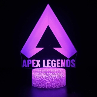Apex Legends 3D lampe med fjernbetjening - Dæmpbar